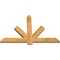 Ekena Millwork Kennewick Rough Sawn Timber Gable Bracket, Western Red Cedar, 48"W x 32"H x 2"D x 4"F, 16/12 Pitch GBW048X32X0204KEN00RWR - alternate 5